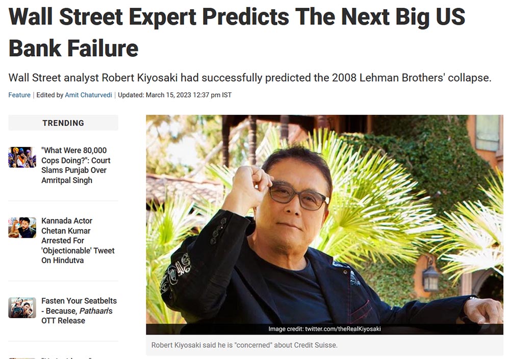 Robert Kiyosaki ako Wall Street expert?